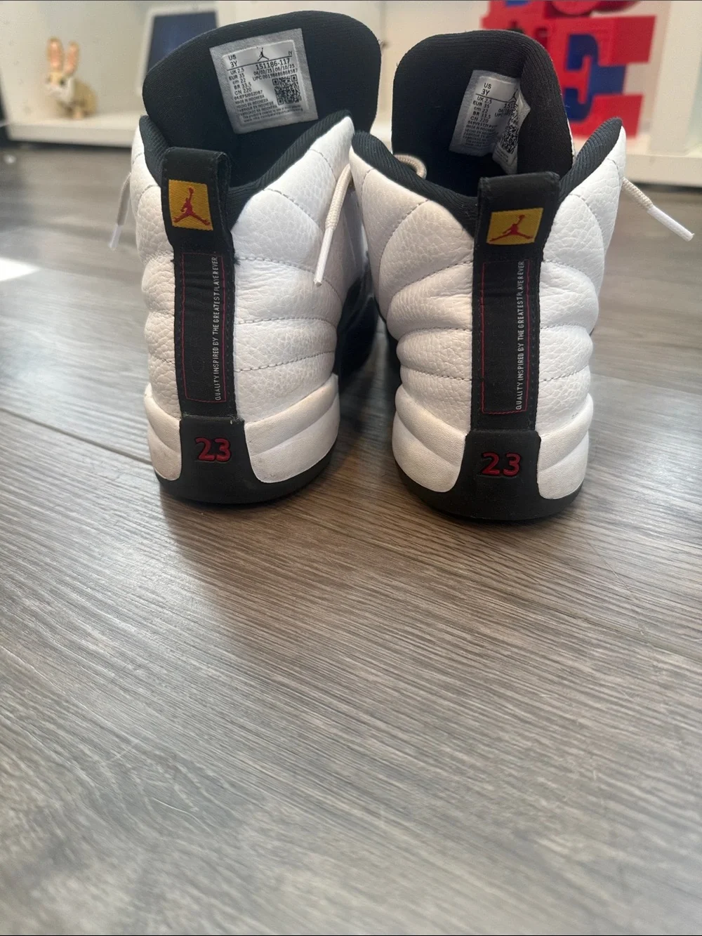 Jordan Toddler Sneakers in White and Black